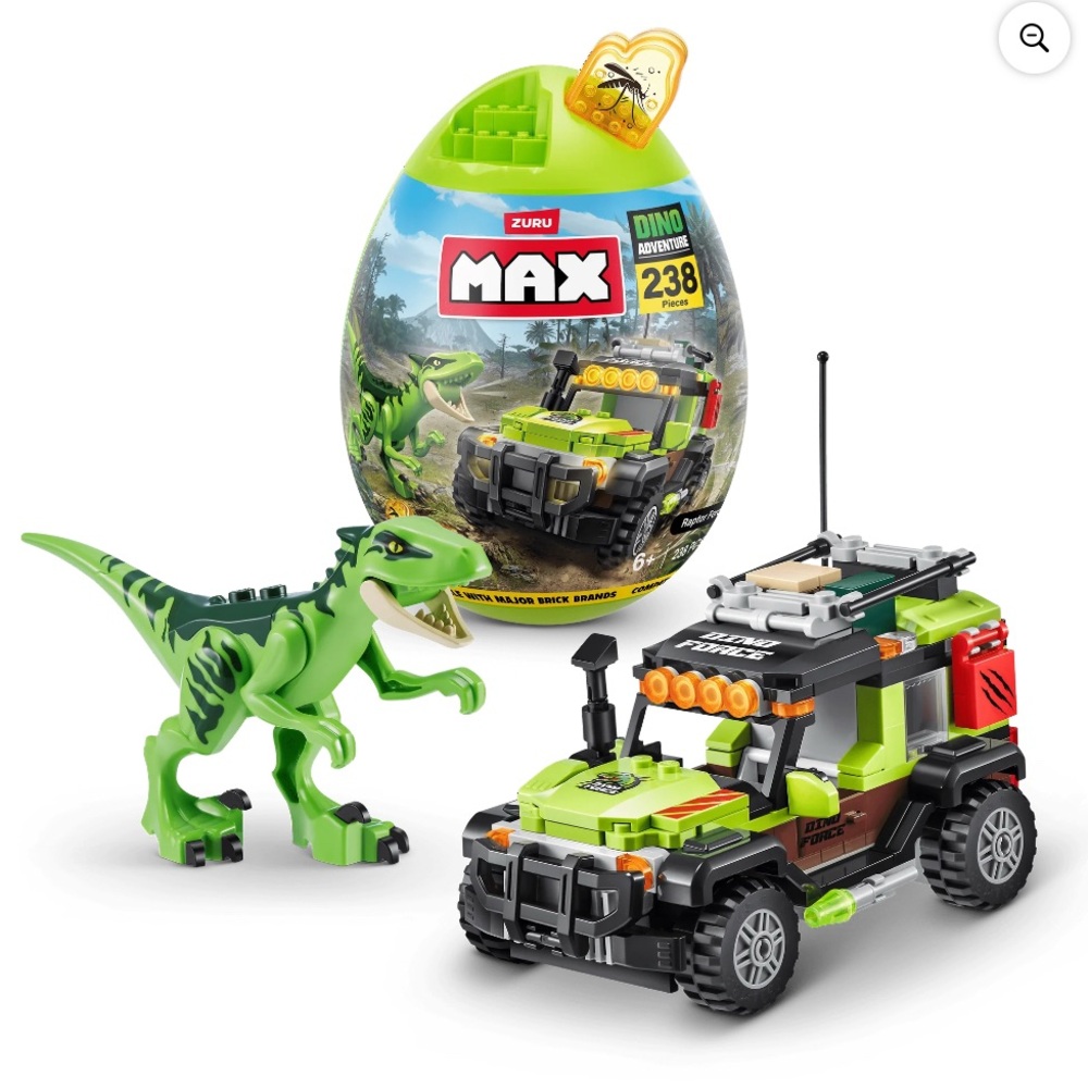 Green Dino Adventure Building Set
